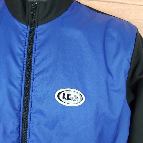 🍄3/50$🍄 LOUIS GARNEAU cycling running jacket rear pockets fleece lining - Picture 5 of 8